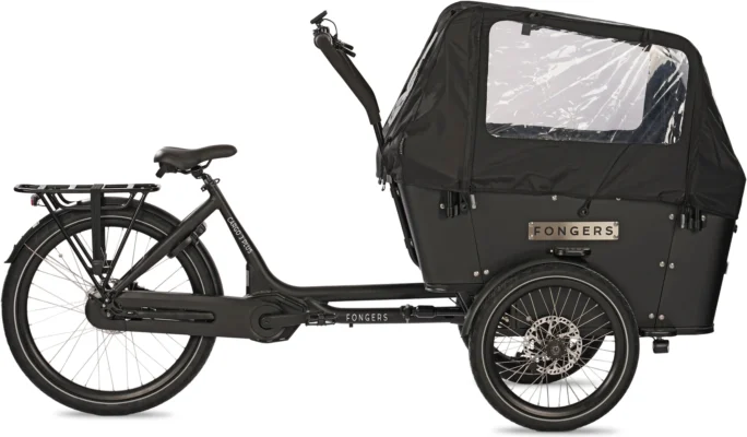 Fongers Cargo 3 Plus 468 Wh Zwart Deluxe